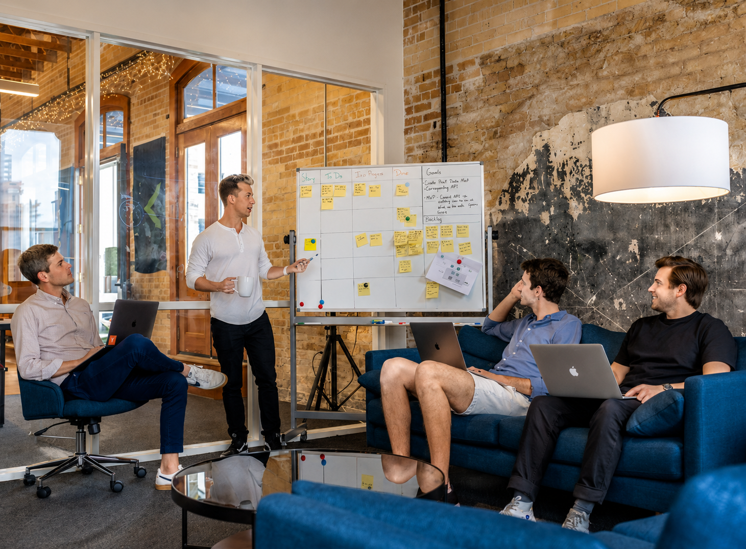 Team workshop discussion